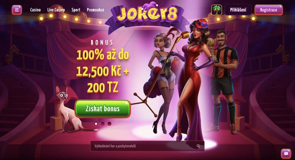 Joker 8 homepage